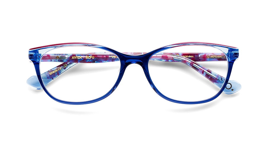 Das Bild zeigt die Korrektionsbrille AVILA BLFU von der Marke Etnia Barcelona in blau.